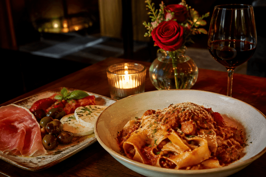 Illustrative dining suggestion for Casa Amore